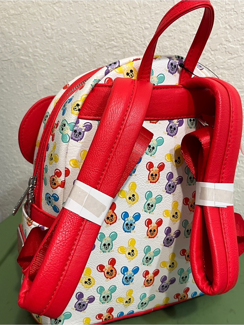 Disney Parks Loungefly Mickey Balloon Popcorn Bucket Mini Backpack Scented NEW - Picture 3 of 6